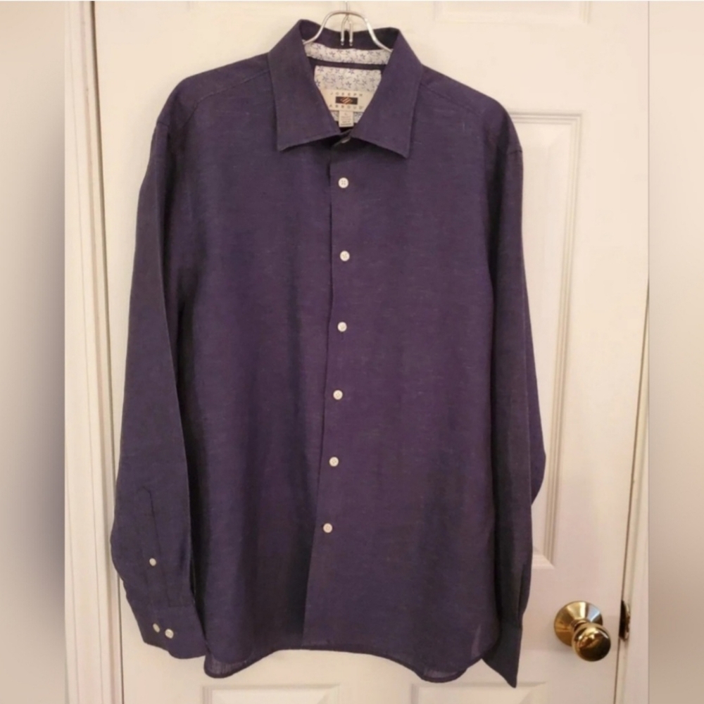 Joseph Abboud Mens Linen Shirt. Large